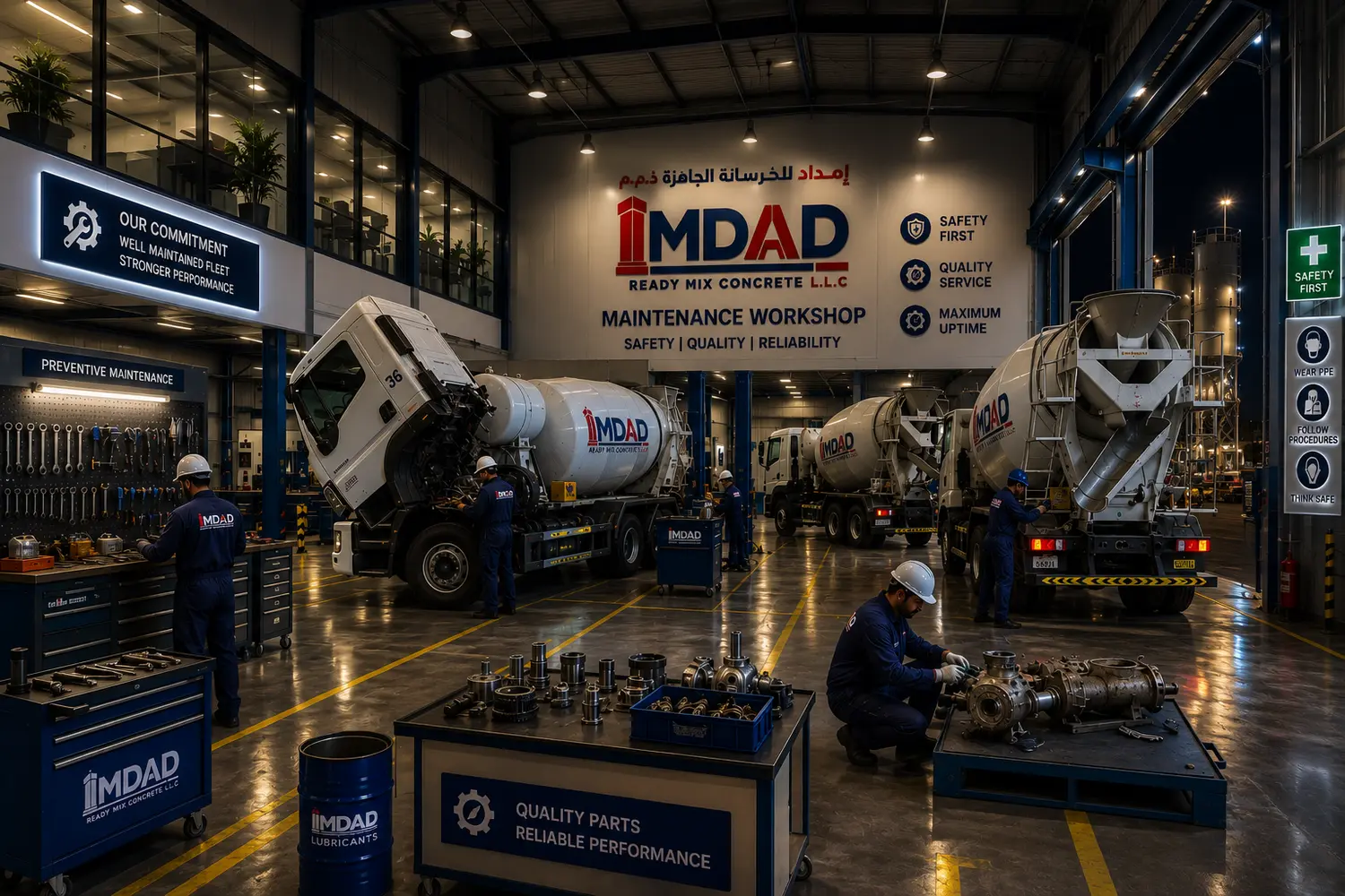 IMDAD maintenance and technical team environment